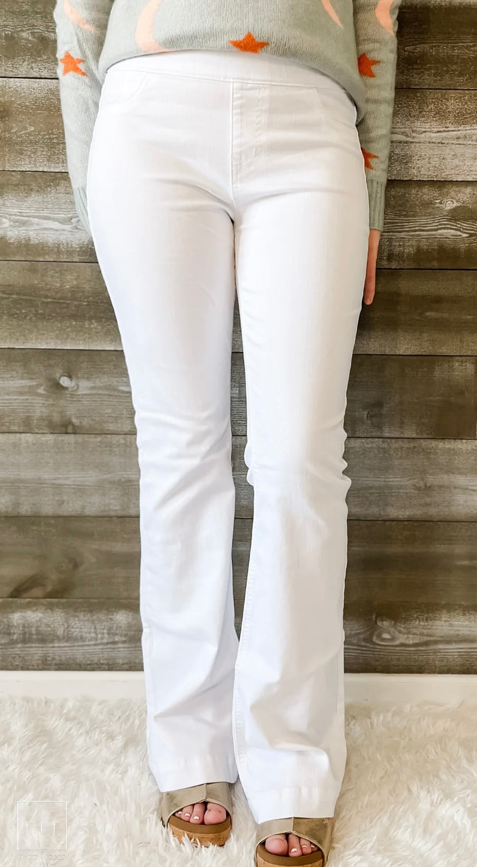 Cello White Flare Jeans