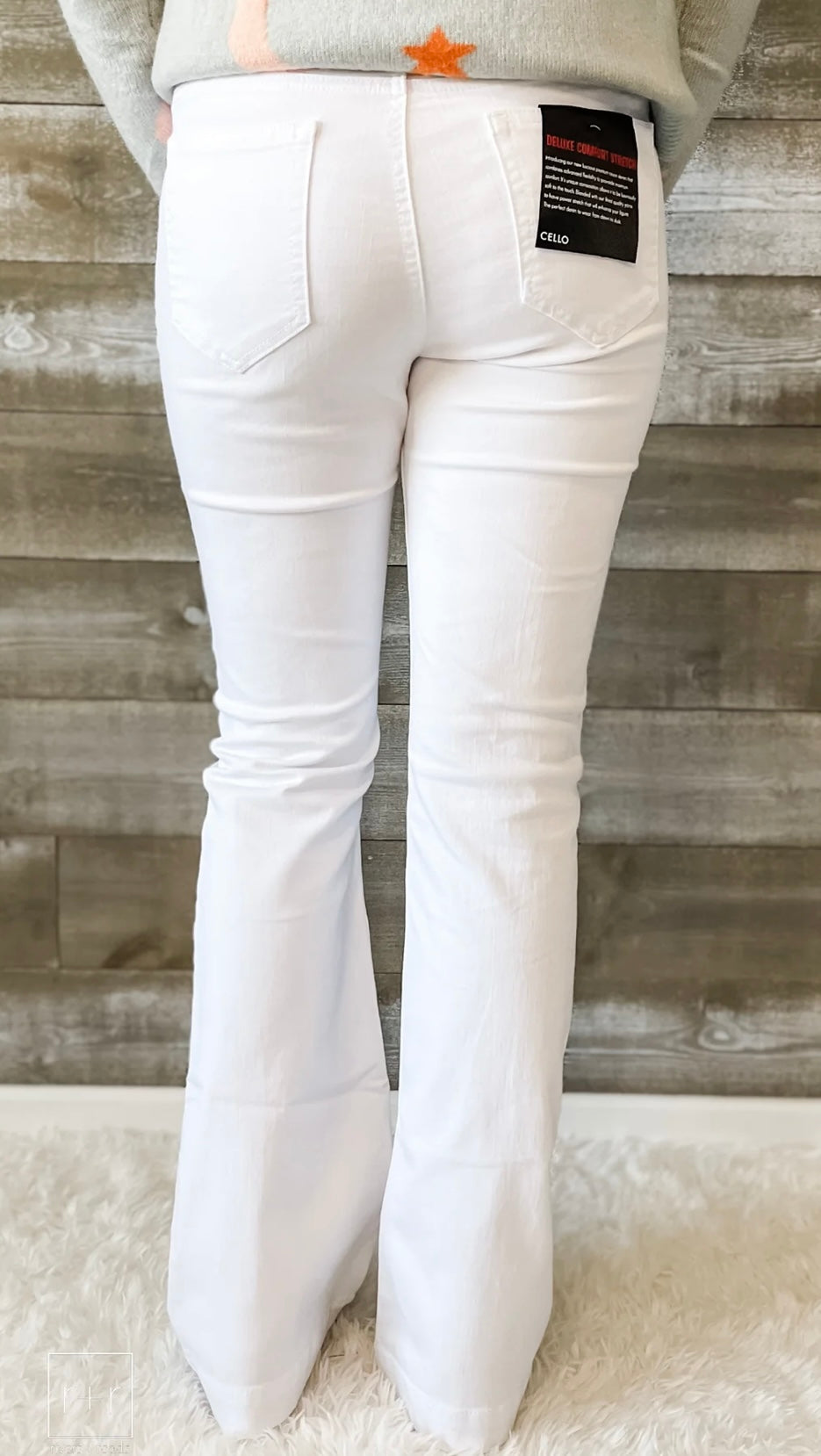 Cello White Flare Jeans