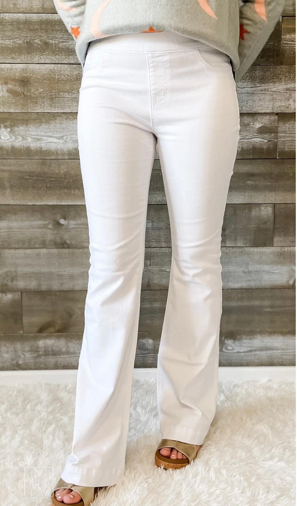 Cello White Flare Jeans